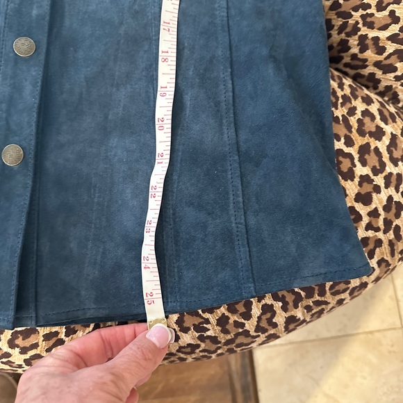 Coldwater creek Large Suede Button Up Shirt - Picture 4 of 6